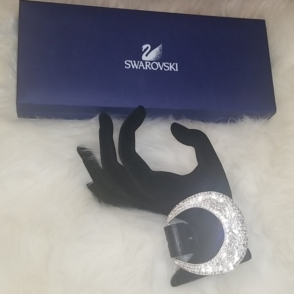 Swarovski Statement Buckle Cuff Bracelet